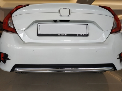 HONDA CIVIC FC5 2016-2020 IÇIN UYUMLU ARKA TAMPON ALT ÇITA NIKELAJ